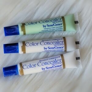 [NWT] SeneGence: Corrective Color Concealers - White (×2) & Green (×1)